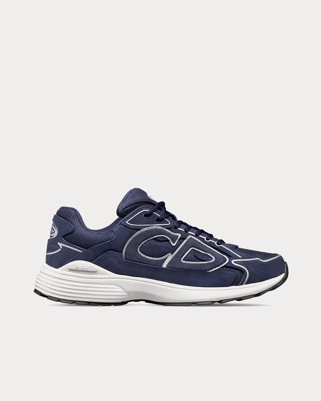 Dior - B30 Countdown Suede Navy Blue Low Top Sneakers