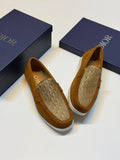 Dior Loafers | Brown Oblique Suede