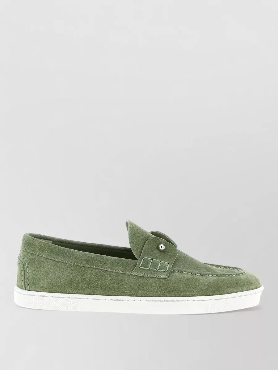 Christian Louboutin Loafers | Chambeliboat Olive Green
