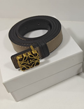 Loewe Belt | Anagram Leather Grey