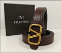 Valentino Belt | Garavani Vlogo Signature Brown