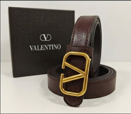Valentino Belt | Garavani Vlogo Signature Brown