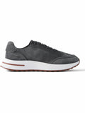 Loro Piana - Weekend Walk Suede Sneakers - Gray