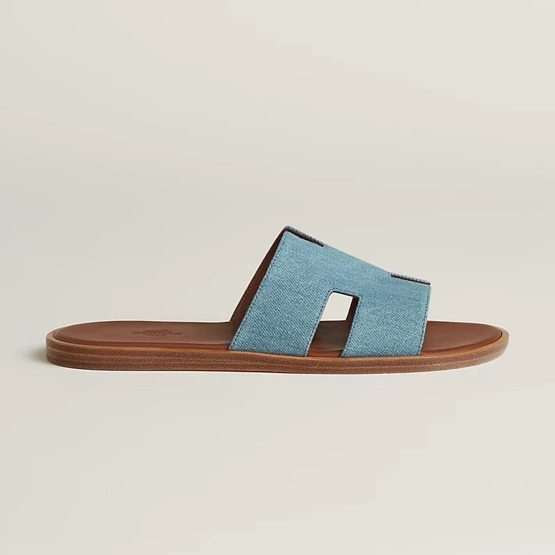 Izmir sandal Light Blue / gold