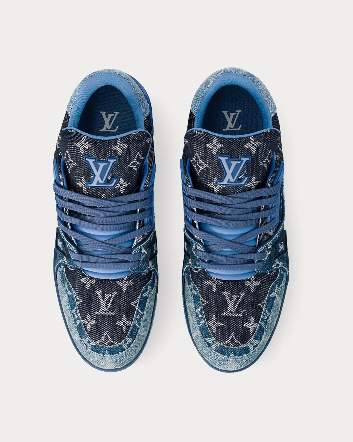 Louis Vuitton - LV Trainer Monogram Denim Blue