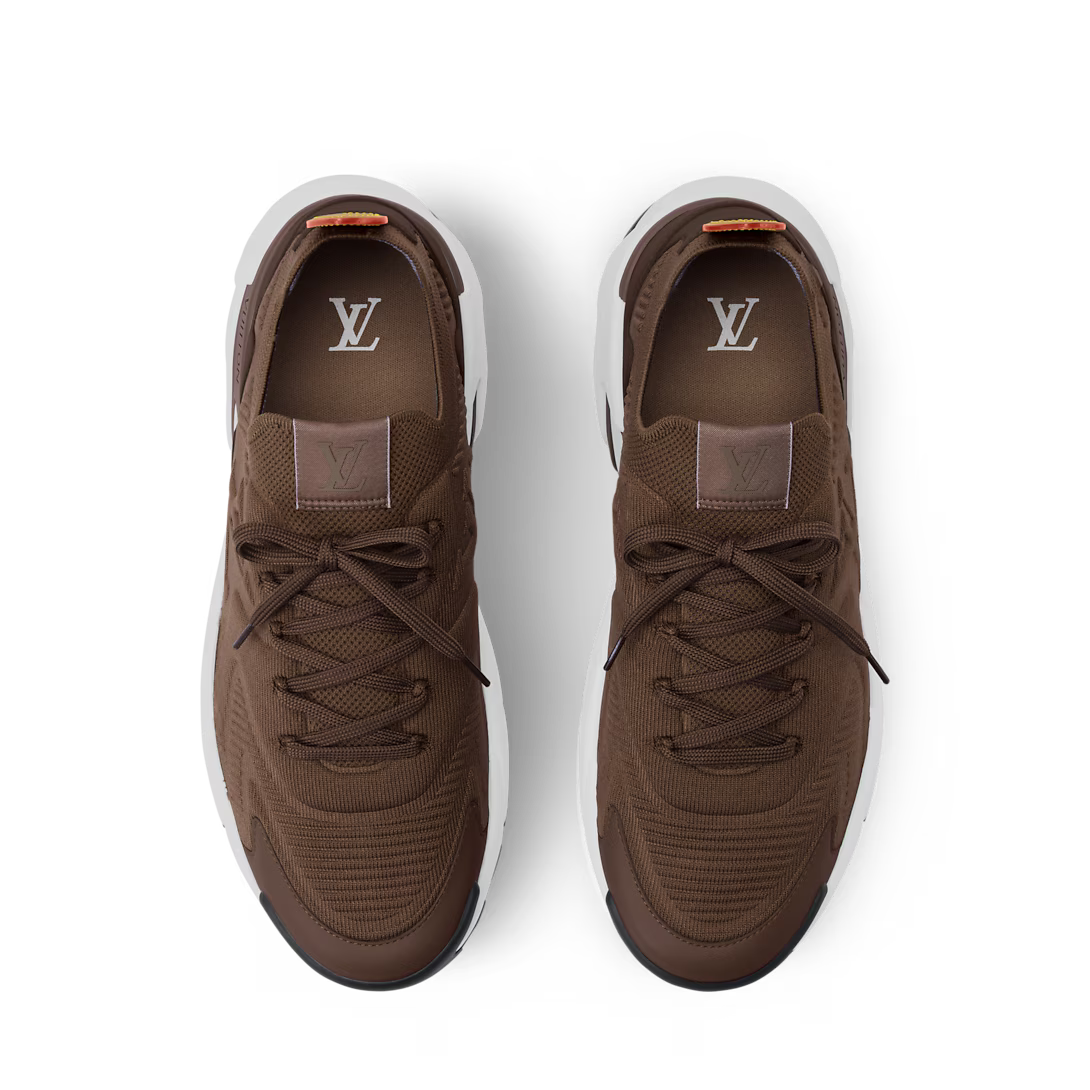 LV Tatic Knit Sneaker Brown