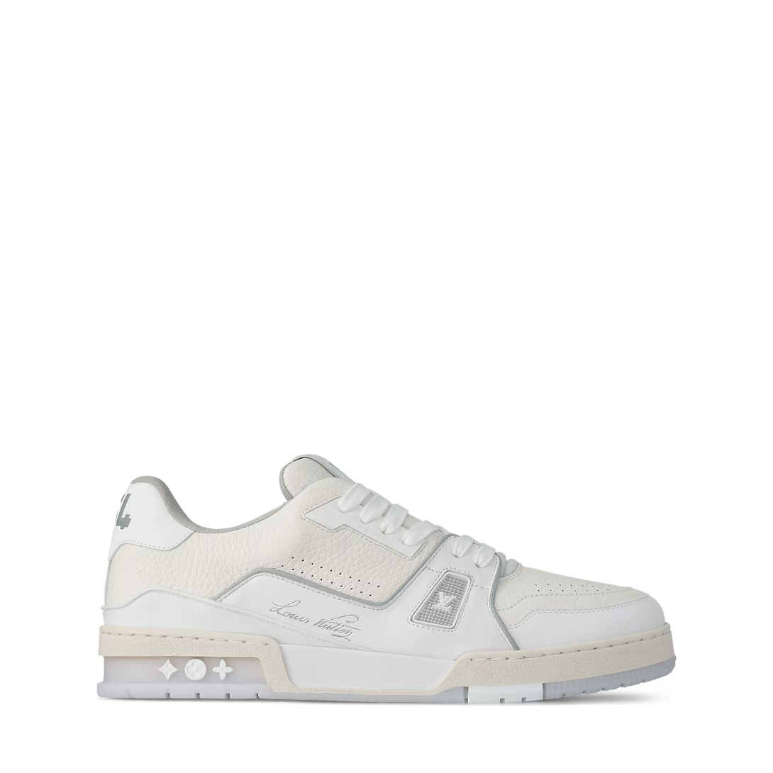 LV Trainer Sneaker All White