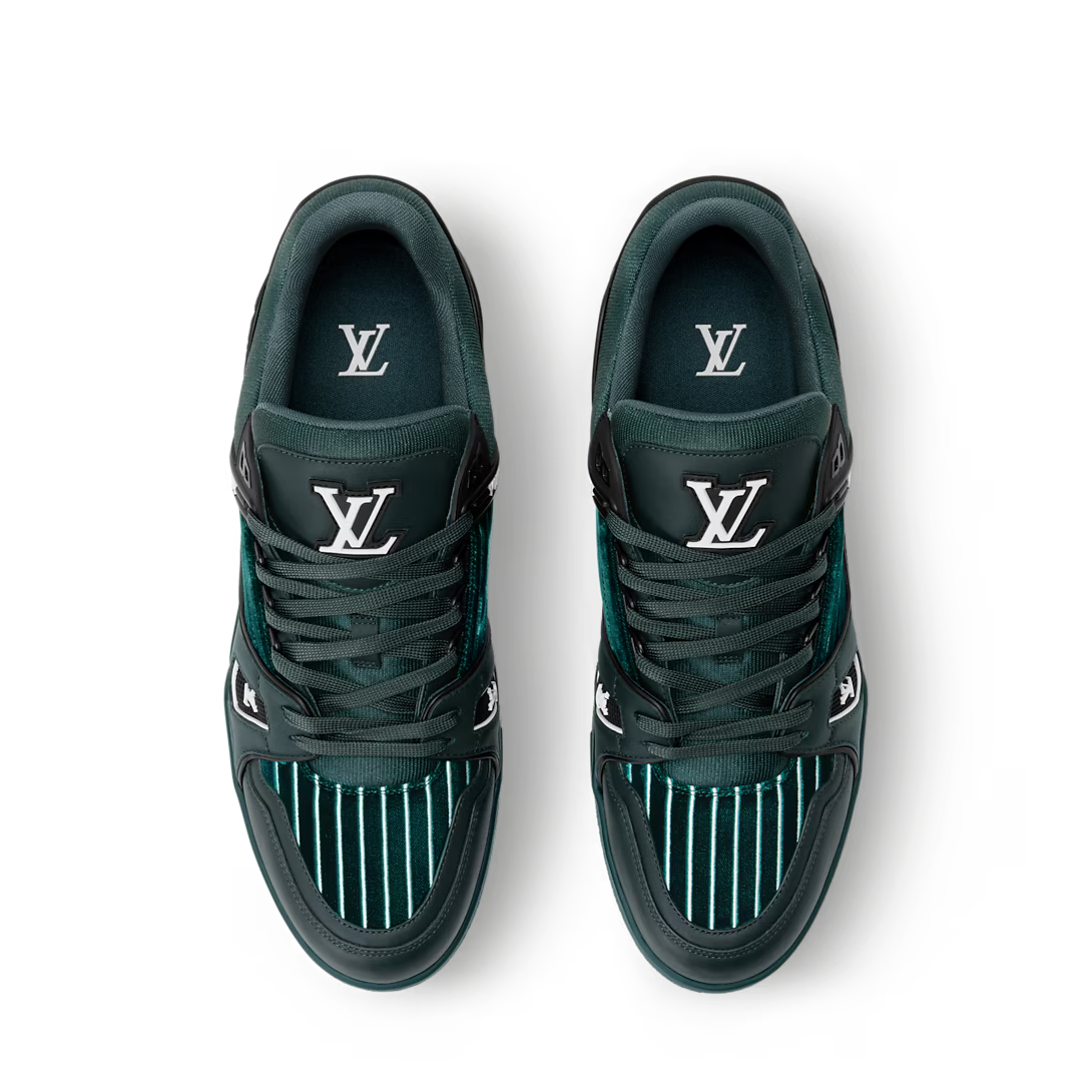 LV Trainer Sneaker Green