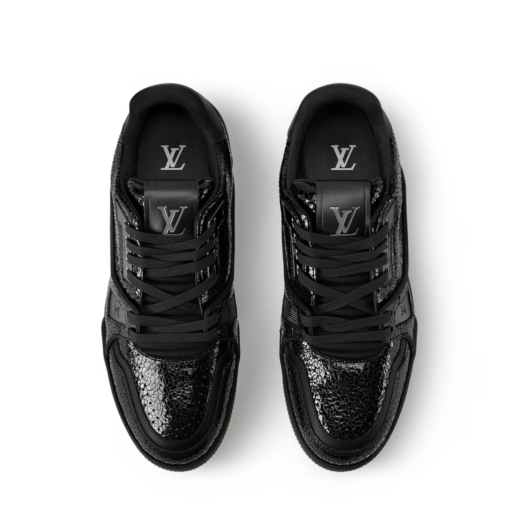 LV Trainer Sneaker Denim Noir
