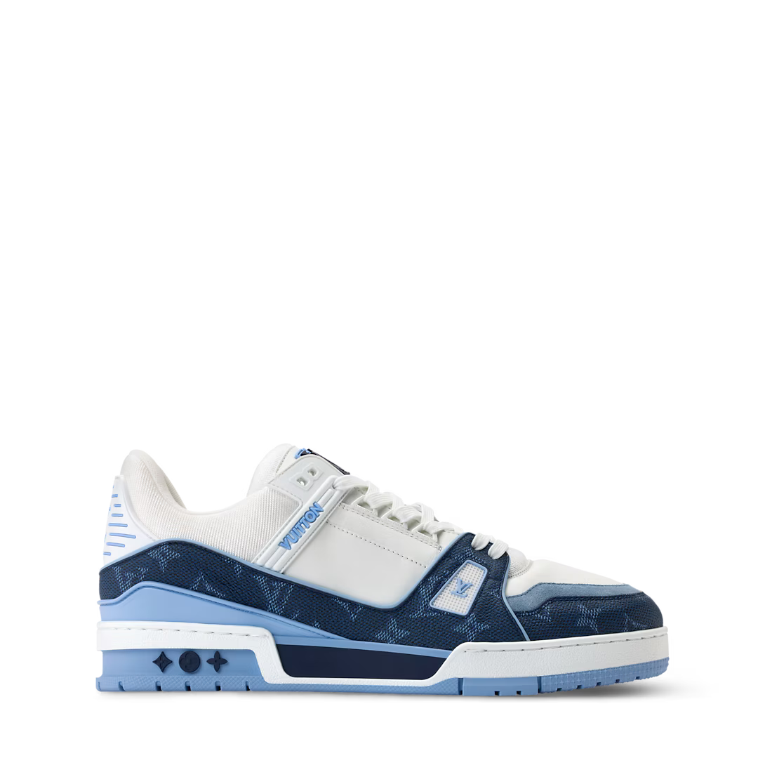 LV Trainer Sneaker Marine