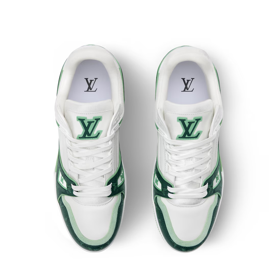 LV Trainer Sneaker Green
