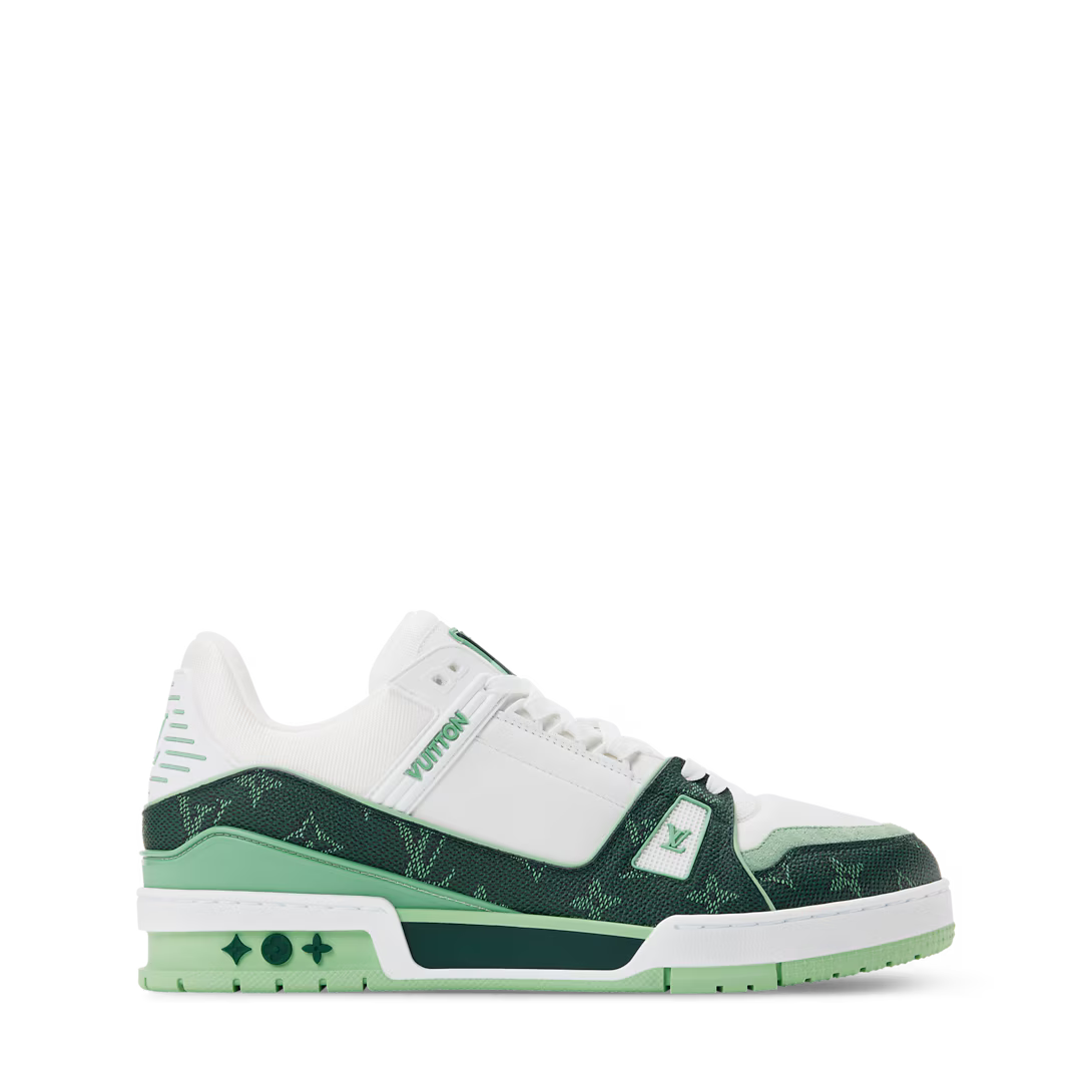 LV Trainer Sneaker Green